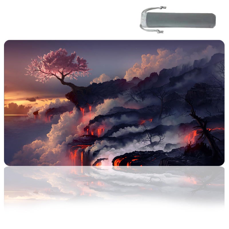 sabermaster TCG playmat Table Mats Size 70X40 cm Mousepad Compatible for MTG RPG CCG Trading Card Game Play mats Original Play Mat Art Designs Accessories 2