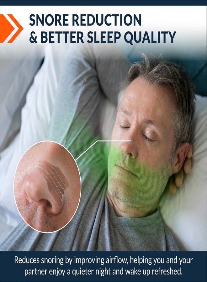 Fixic Nasal Strips for Snoring - 60 PCS, Clear - Drug-Free Nose Strips - Skin-Safe Snore Stopper - Premium Snoring Solution - Nasal Sleep Tape - Anti Snoring Devices to Experience Clear Breathing! - Image 2