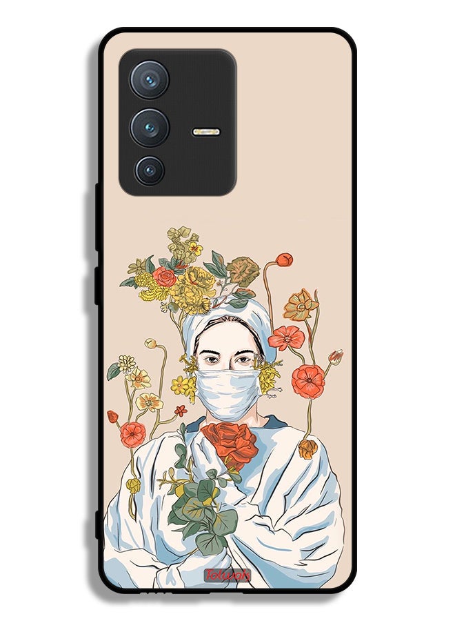 Tolwak Vivo S12 Pro 5G Protective Case Cover Nurse Art - Image 1