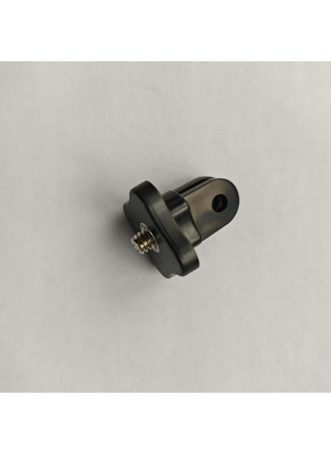 GP99 Gopro Dji Yi Mini Plum Blossom Tripod Adapter 1/4 Screw Head Diamond Head-Color:Black - Image 1