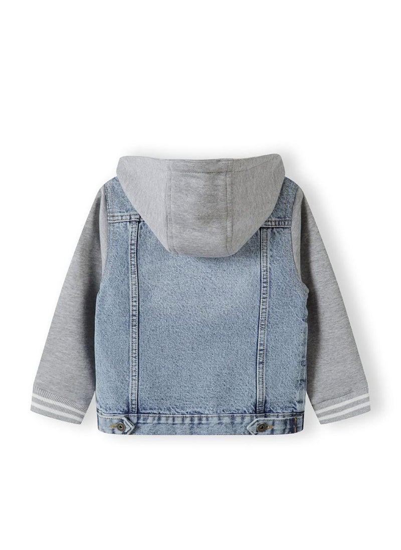 MINOTI Kids' Denim Jacket with Hood  - Image 4