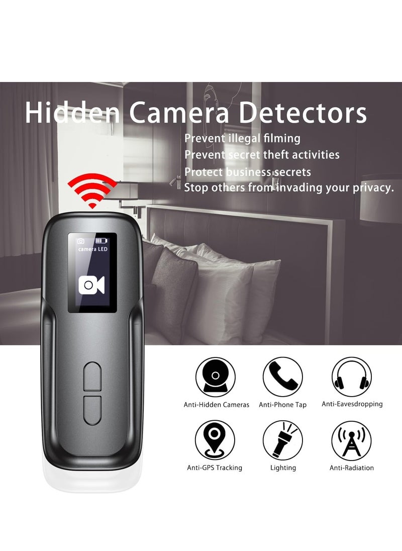 Generic Hidden Camera Detectors,Anti Spy Detector Hidden Devices,Camera Detector,RF Signal Detector, Listening Device Detector,with a HD screen, Protect Your Privacy for Home Office Travel Hotel - Black  - Image 3