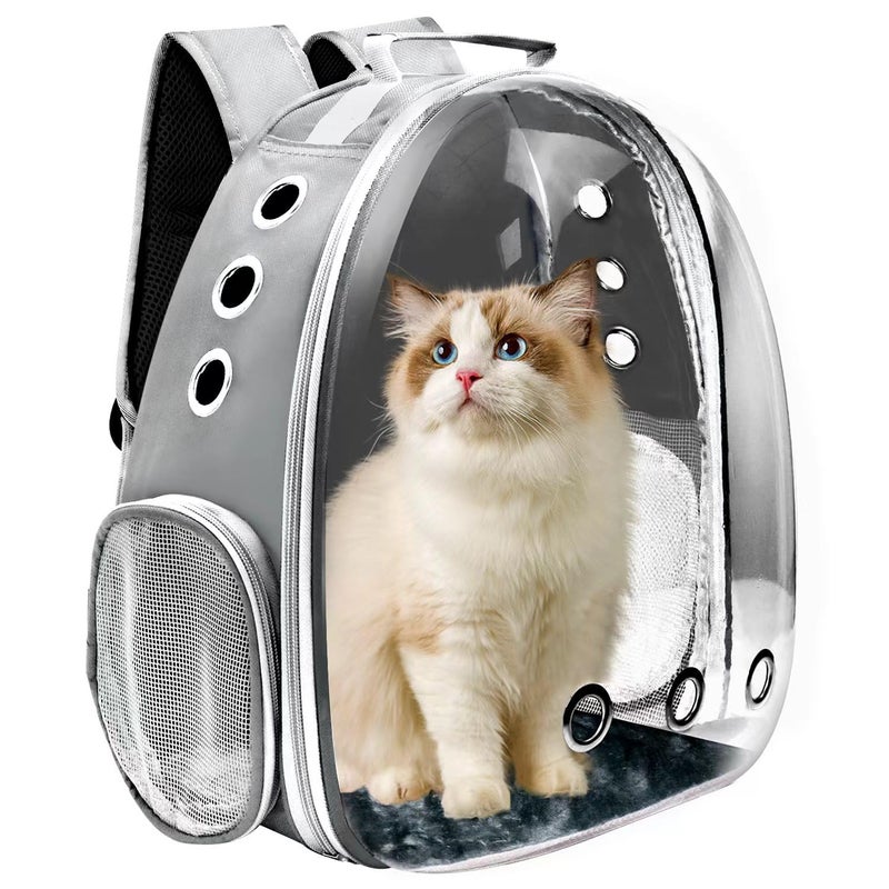 Cat Backpack Pet Carrier Bag With Ventilated Design For Carrying Puppies And Cats Pet Carrier Bag For Travel Hiking Camping Outdoor Airlines Approved - Image 1