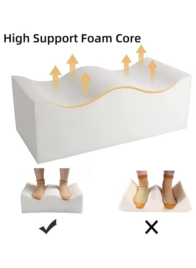 Realfrog Portable BBL Pillow, Seat Pillows, Brazilian Seat Lift Pillows Post Surgery Recovery, Buttocks Support Cushions, Seat Cushion Pillow, Hip Raise Pillow, Leg Support for Car Office Computer Chair - Image 2