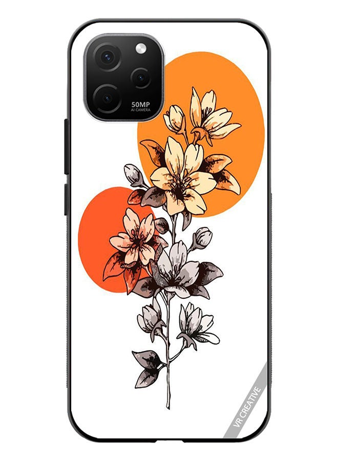 VR CREATIVE Protective Case Cover For Huawei Nova Y61 Flower Design Multicolour - Image 1