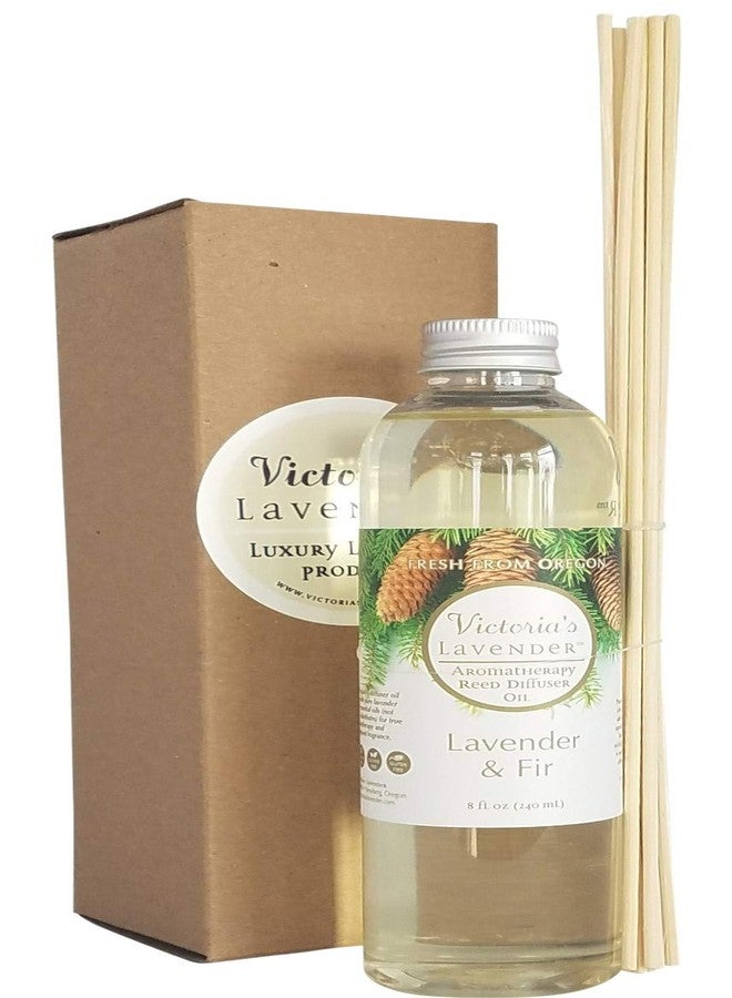 Victoria's Lavender Fir & Lavender Essential Oil Reed Diffuser Refill - Natural Aromatherapy Essential Oil for Reed Diffusers - Made in USA, Home & SPA by Victoria's Lavender - Up to 1 Year Supply, 8oz - Image 2