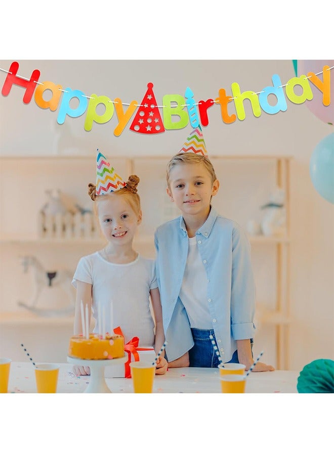 Happy Birthday Banner, Birthday Bunting Decoration, Birthday Party Decorations Supplies - Image 5