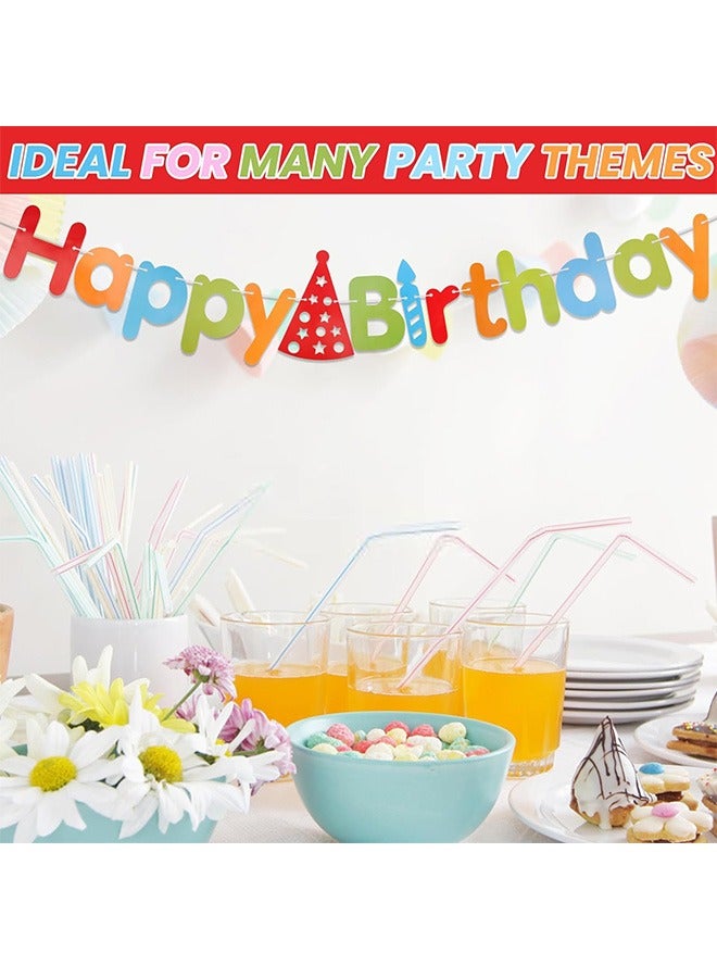 Happy Birthday Banner, Birthday Bunting Decoration, Birthday Party Decorations Supplies - Image 4