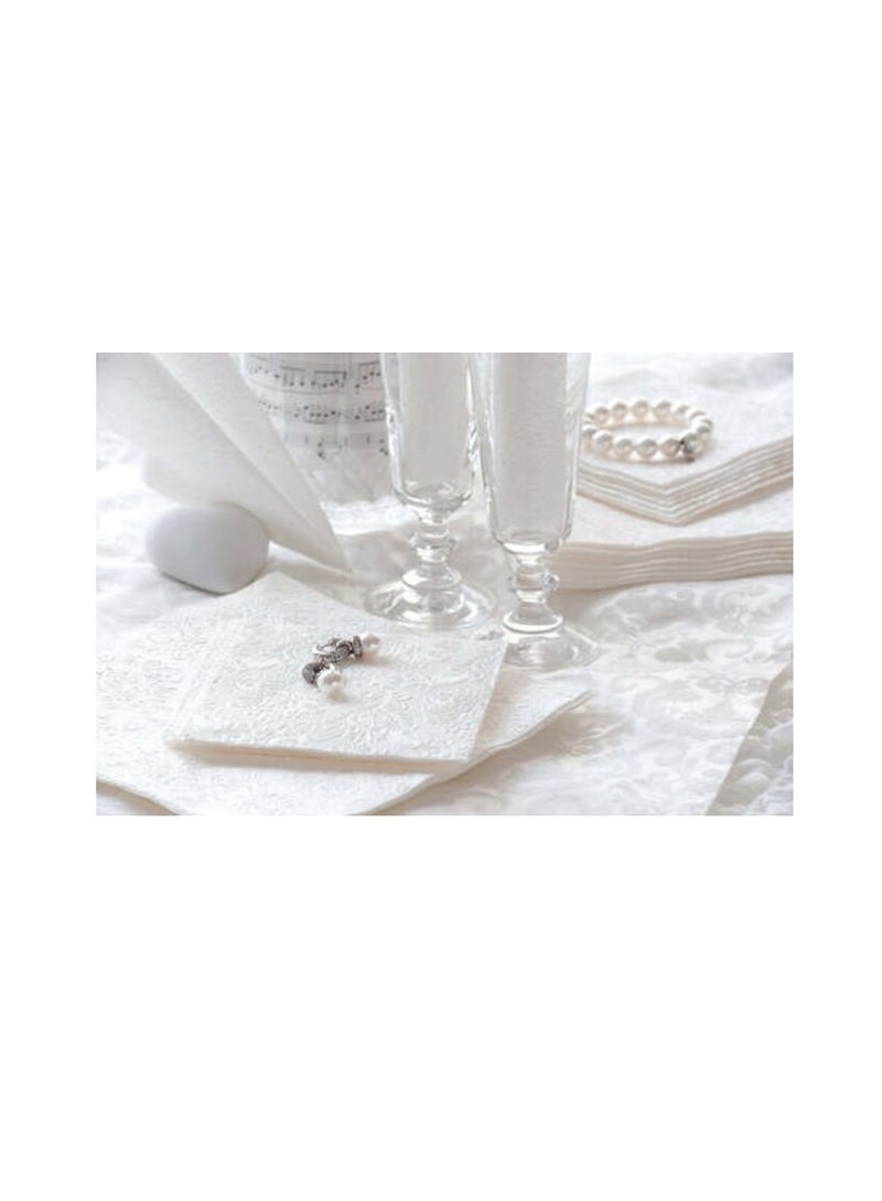 Ambiente Large Embossed Napkins, Ocher - Image 4