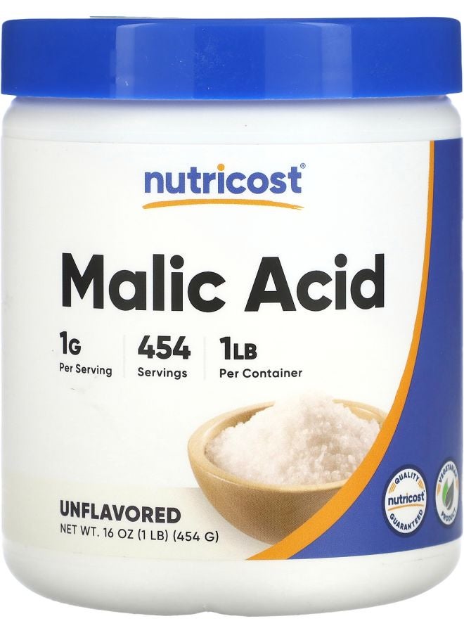 Nutricost Malic Acid Unflavored 16 oz (454 g)