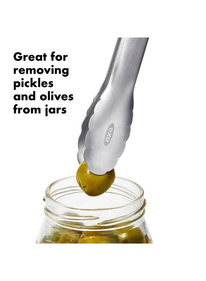 OXO Good Grips Stainless Steel Mini Tongs - 2 Pack - Image 4