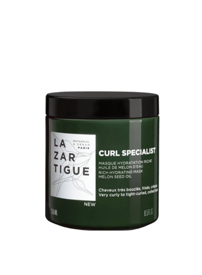 Lazartigue Curl Specialist Intense Hydration Mask 250ml - Image 1