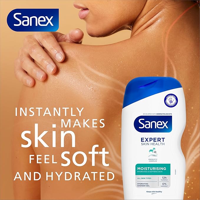Sanex غسول الجسم للأطفال سانكس إكسبيرت لصحة البشرة من الرأس إلى القدم 720 مل يحمي البشرة الحساسة جل استحمام الأطفال ينظف بلطف 12 ساعة من الترطيب مختبر جلدياً معتمد من أطباء الأطفال - Image 2