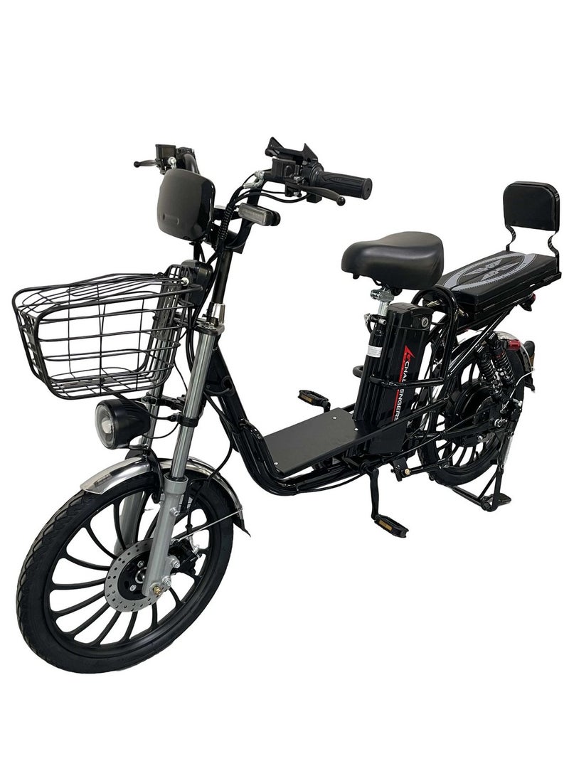 Challenger Electric Scooter Bike Battery 60V - 1000W BLACK - Image 1