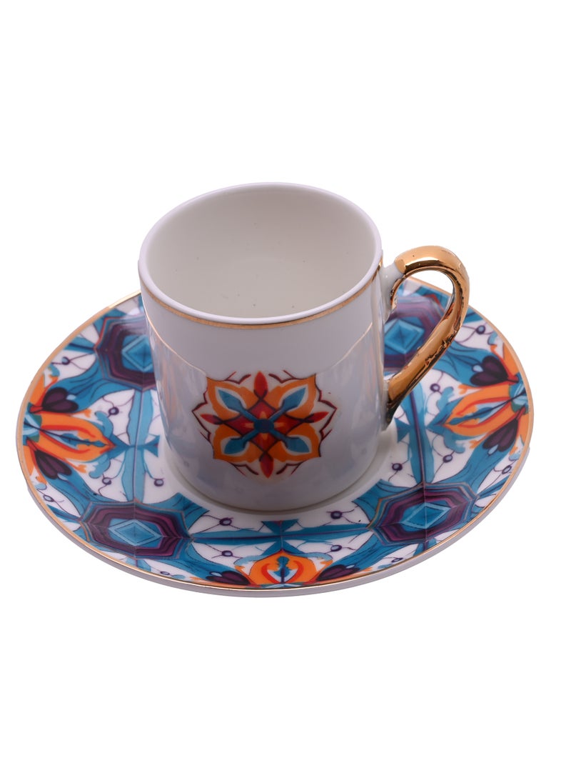 Turkish coffee set 6 cups and 6 saucers with an Elegant and Ornate Design - pzsku/Z6E6A7C34753A9A6FAD2CZ/45/_/1728465442/a48d5590-eec2-4c99-b1a0-93252fc52bba