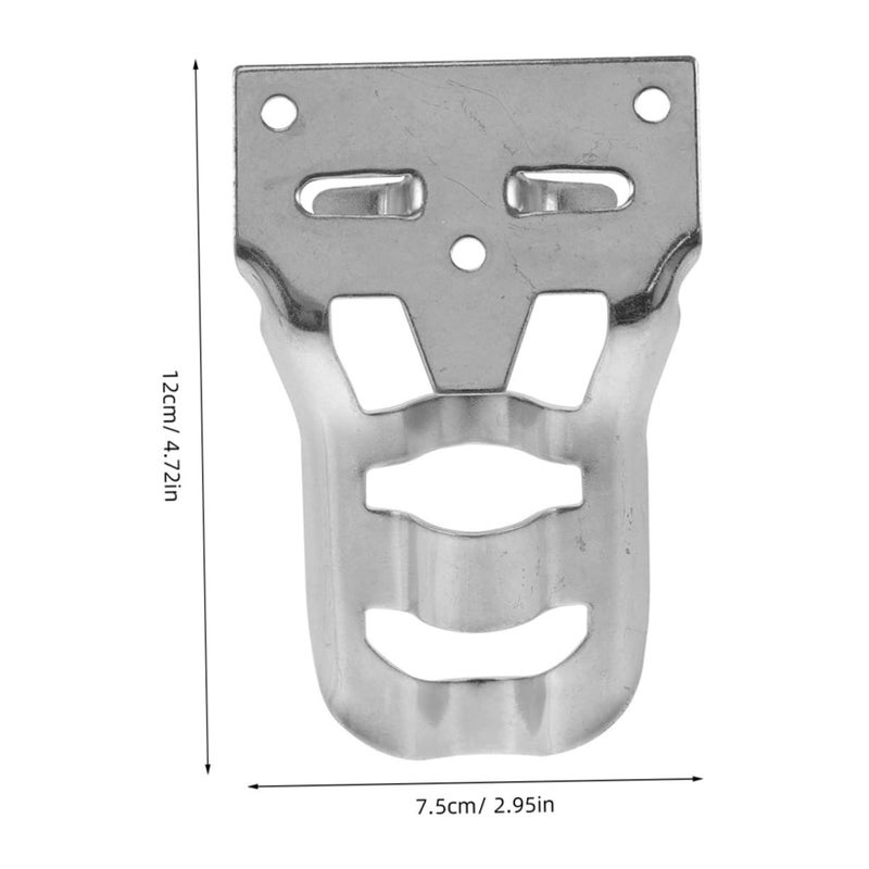 6 Pieces Flag Pole Bracket Mount Boat Wall Mount Small Holder Adjustable Bracket White - Image 3