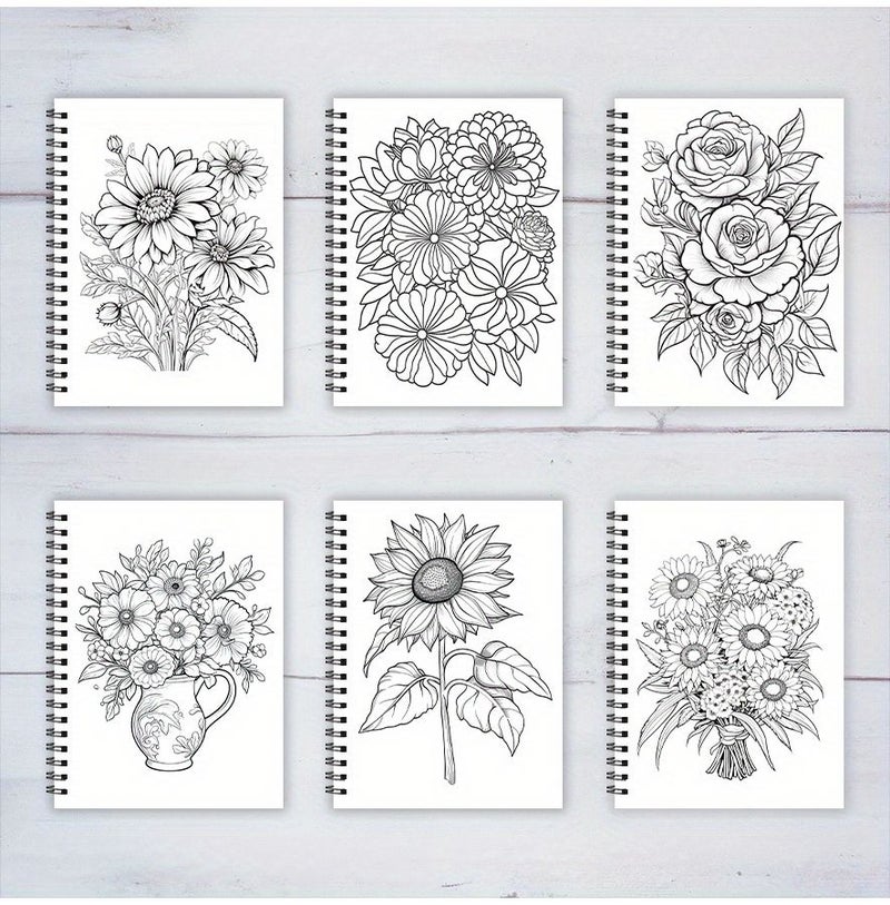 Verdure Coloring Book 1pc 22 Pages Stress Relief for Adults and Teens - Image 3
