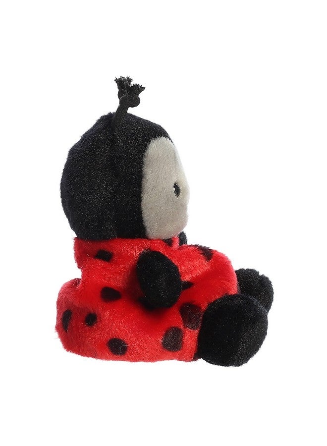 اورورا لعبة Aurora® Adorable Palm Pals™ Lil Spots Ladybug™ المحشوة - لعبة بحجم الجيب - متعة قابلة للتجميع - أحمر 5 بوصات - Image 3