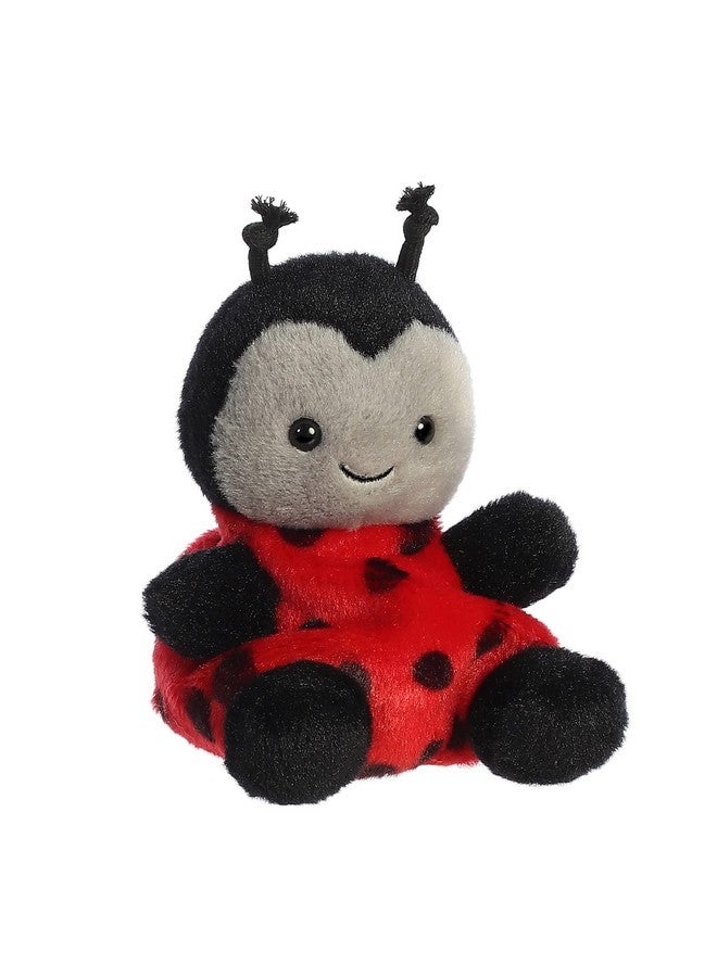 اورورا لعبة Aurora® Adorable Palm Pals™ Lil Spots Ladybug™ المحشوة - لعبة بحجم الجيب - متعة قابلة للتجميع - أحمر 5 بوصات - Image 2