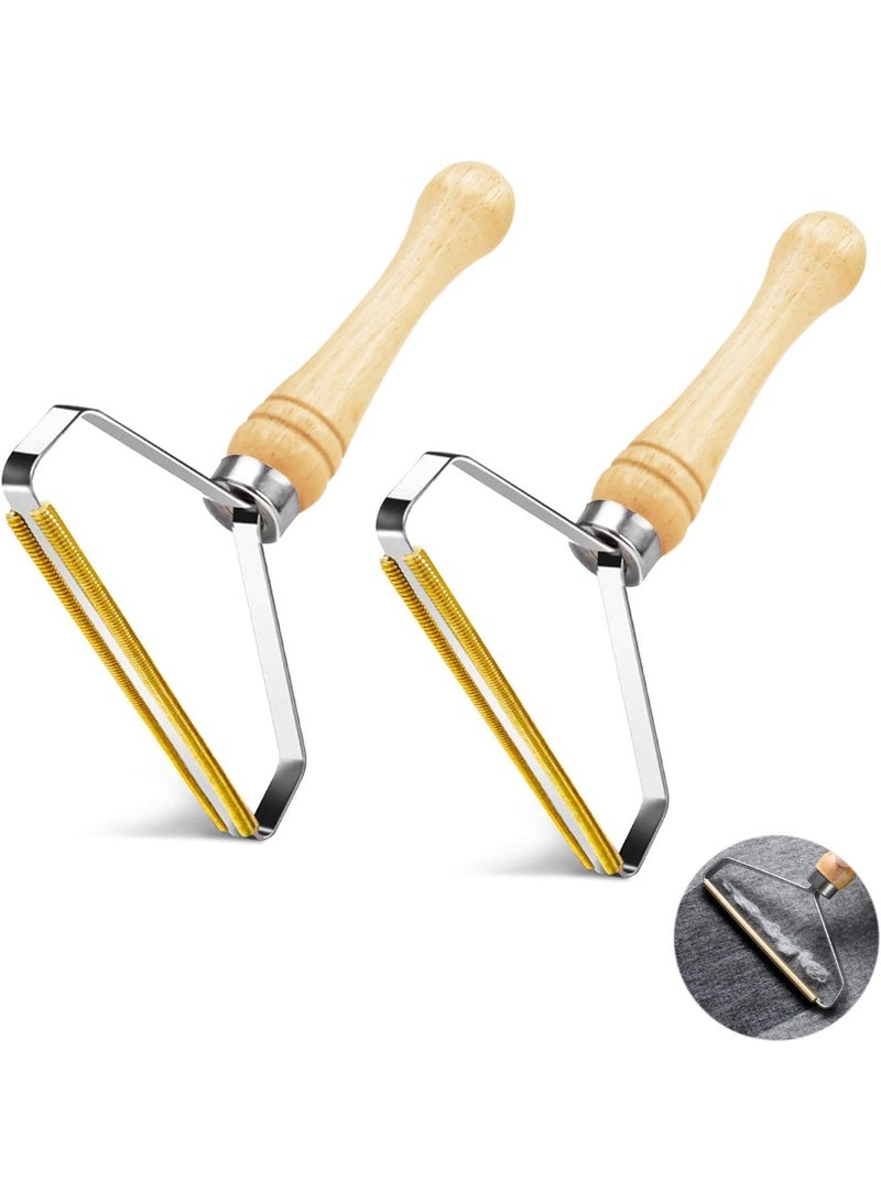 مزيل الوبر، عبوتان من مزيل شعر الحيوانات الأليفة، قابلة لإعادة الاستخدام للملابس والسجاد والأريكة والأثاث وماكينة حلاقة الوبر وفرشاة مكشطة السجاد - Image 1