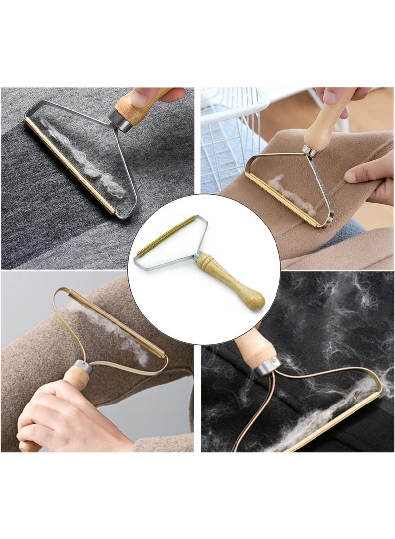 مزيل الوبر، عبوتان من مزيل شعر الحيوانات الأليفة، قابلة لإعادة الاستخدام للملابس والسجاد والأريكة والأثاث وماكينة حلاقة الوبر وفرشاة مكشطة السجاد - Image 3