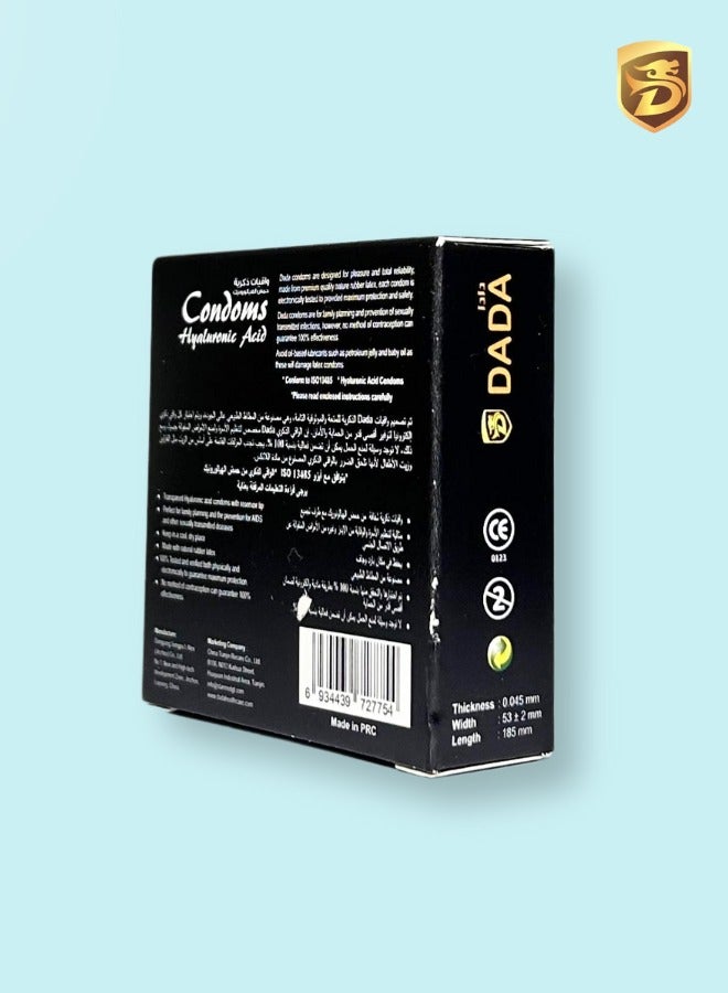 Dada Dotted & Ribbed 3 Pcs Condoms - Image 2