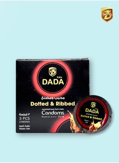 Dada Dotted & Ribbed 3 Pcs Condoms  - Image 3
