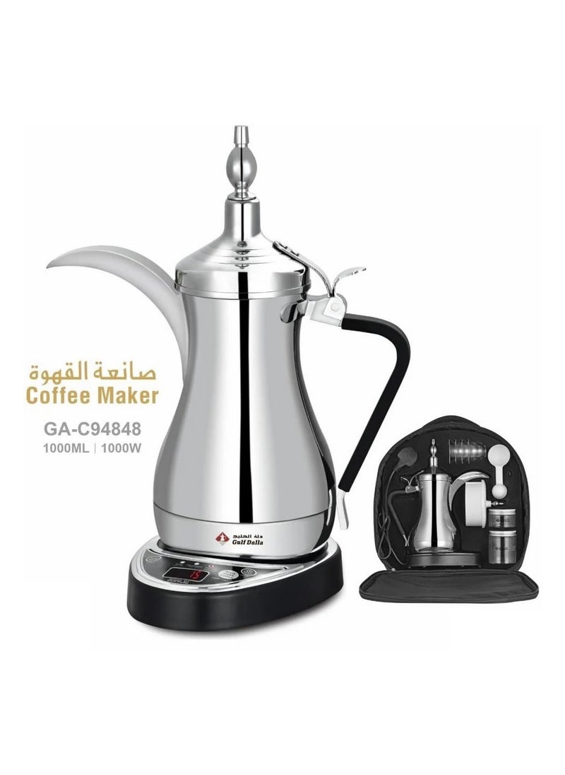 غالف دالا مجموعة دلة الخليج لصنع القهوة 1 لتر 1000 وات  - Image 2
