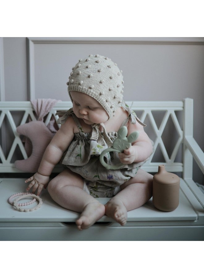 mushie mushie Flower Teether Bracelet | 3-Pack (Rose/Blush/Shifting Sand) - Image 4