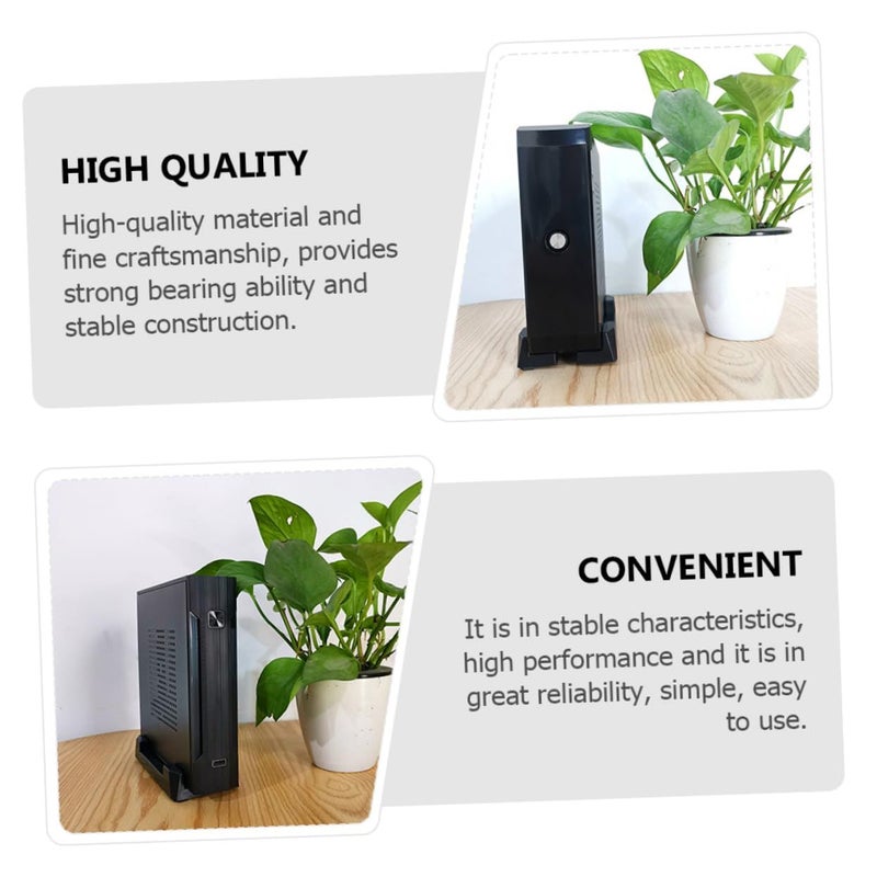 3 Piece Mobile Adjustable CPU Rack For Computer Chassis Sliding Computer Case Holder Smooth Edges Versatile Support For Home Office And Gaming Desks - Image 5