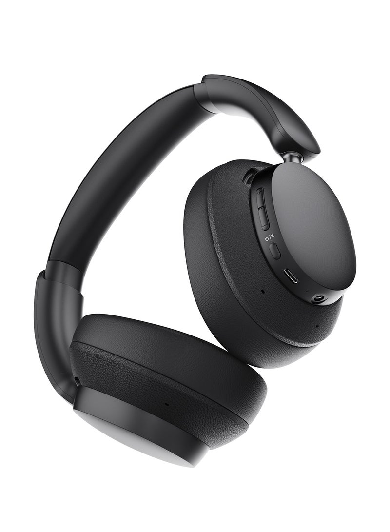 Honor Choice Codeler Headphones 2 With 57dB Active Noise Cancellation, 70H Battery, 360° Spatial Audio, Hi-Res Sound,  Game Mode & Fast Charging - Classic Black - Image 2