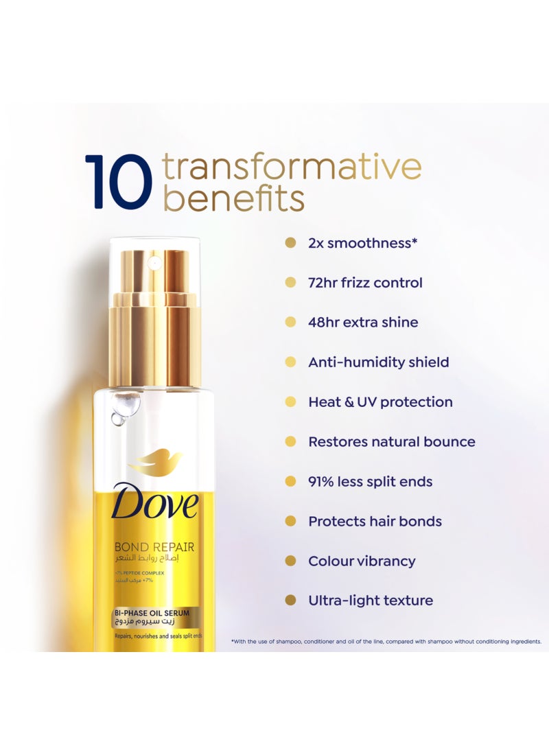 Dove سيروم زيت ثنائي الطور لإصلاح الروابط - Image 5