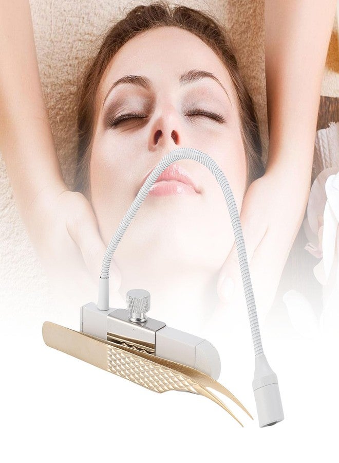 Zunate Portable Eyelash Extension Lamp with Foot Pedal Tweezers, 395-400nm Curing Light,1-2 Second Fast Cure, Pen Sized Handheld for Beauty Salon, Nail Tech, Home (White) - Image 2