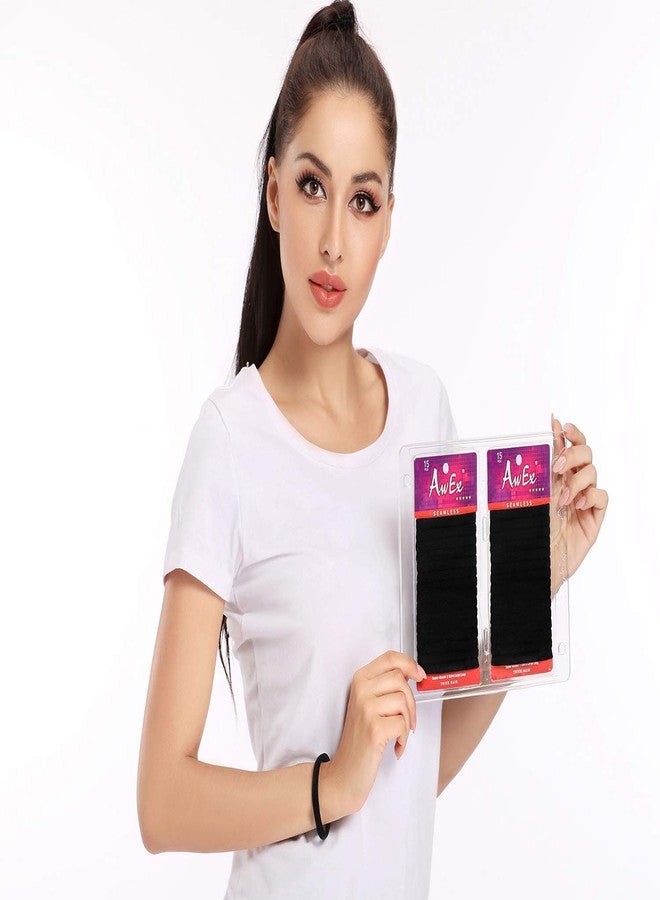 AwEx Extra Large,7 inches (180 mm),Seamless Hair Bands,30 PCS, No Break,Long Hair Ties,XL Hair Elastics,X-Large Ponytail Holder - Image 4