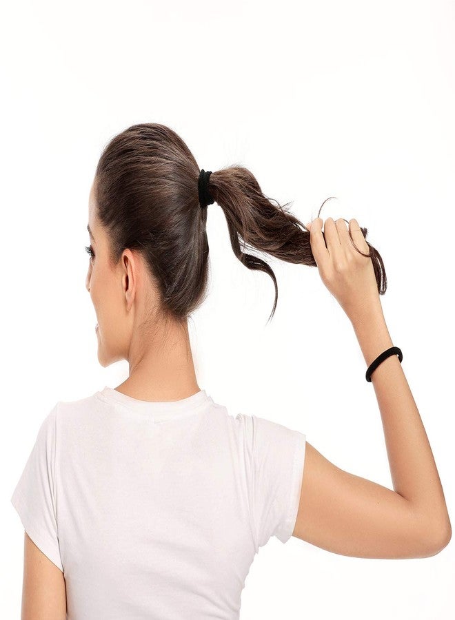 AwEx Extra Large,7 inches (180 mm),Seamless Hair Bands,30 PCS, No Break,Long Hair Ties,XL Hair Elastics,X-Large Ponytail Holder - Image 5