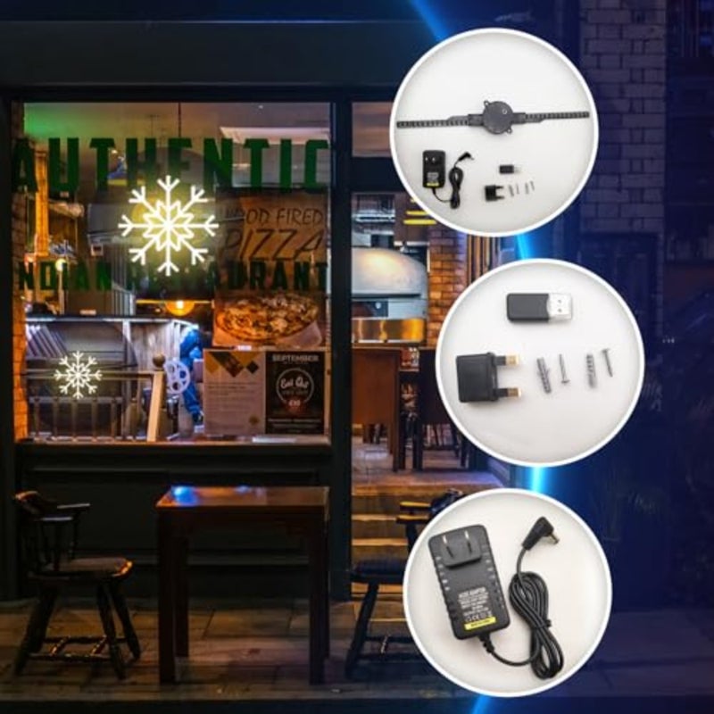 3D Hologram Fan, 42cm 3D Hologram Projector Advertising Display with 234 LED Light Beads 3D Holographic Projector for Retail Exhibitions - Image 4