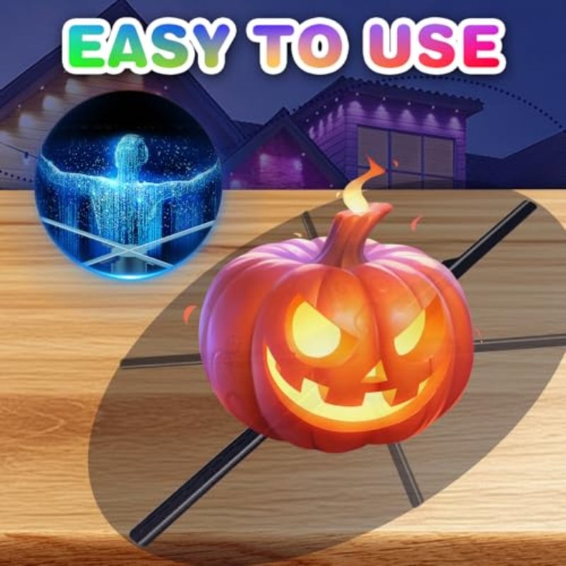 3D Hologram Fan, 42cm 3D Hologram Projector Advertising Display with 234 LED Light Beads 3D Holographic Projector for Retail Exhibitions - Image 5