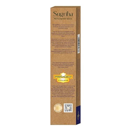 Mangaldeep Sugriha Mosquito Repellant Incense - Citronella (40 Sticks) - Image 3