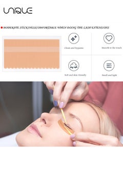 Unique 10 Sheet Eyelash Extension Tape - Lash Tape for Eyelash Extensions Eyelash Tape for Extensions Sensitive Under Eye tape Breathable Micropore Medical Tape for Individual Eyelash Extension Supplies  - Image 4
