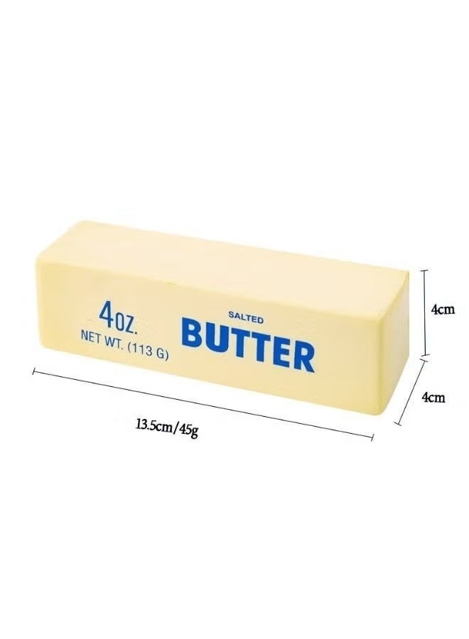 Butter-Shaped Squeeze Toy, Soft Simulation Decompression Stress Relief Fidget Toy for Kids & Adults - Image 2