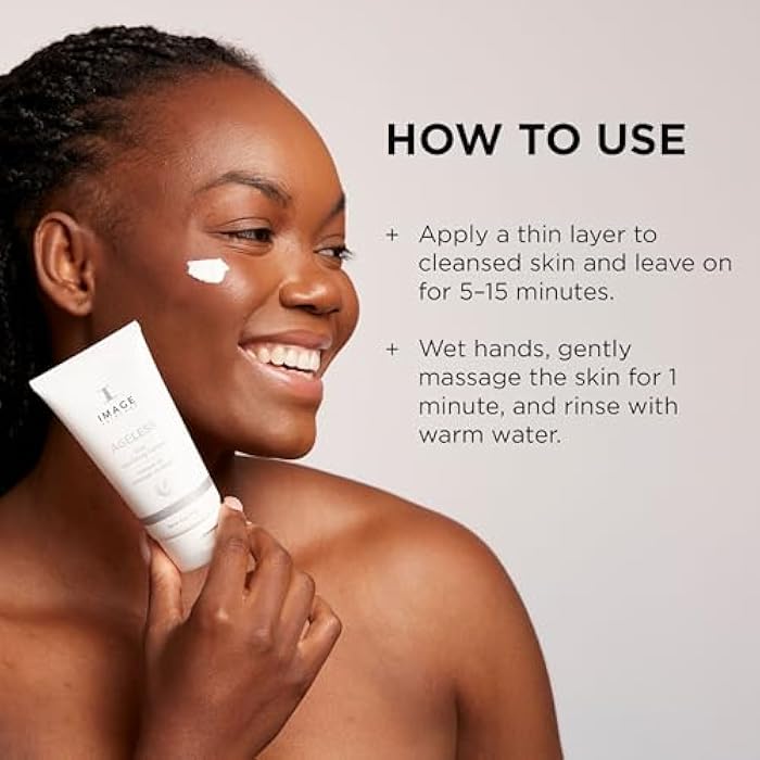 IMAGE Skincare, AGELESS Total Resurfacing Masque, Anti-Aging Smoothing Facial Mask, 2 oz - Image 5