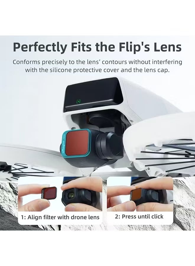 aMagisn CPL ND Black Mist 1/4 Filter for DJI Flip HD Optical Glass Vignette-Free Lens Filter for Flip Drone Accessories - Image 4