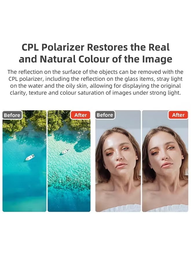 aMagisn CPL ND Black Mist 1/4 Filter for DJI Flip HD Optical Glass Vignette-Free Lens Filter for Flip Drone Accessories - Image 5