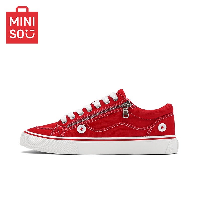 Miniso [MINISO] Classic Checkered Casual Shoes for Summer — Versatile, Comfortable, and Breathable Sneakers for Couples - Image 5