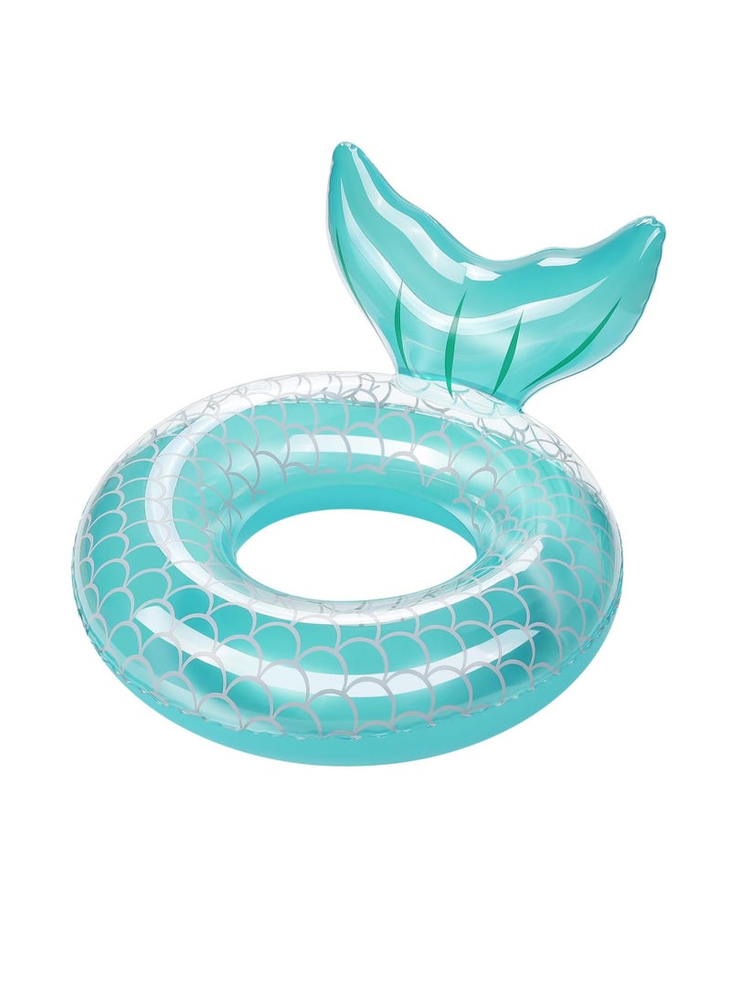 GUDOO Inflatable Pool Float Swim Circle Mermaid Inflatable Swimming Ring for Children Beach Pool Party Supplie - Image 1