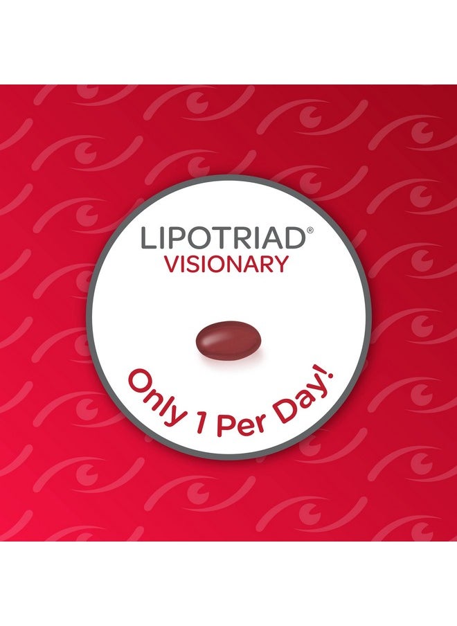 Lipotriad - Visionary Eye Vitamin And Mineral Supplement With Areds2® Ingredients In Our Own Custom Formula 60 Count - Image 1