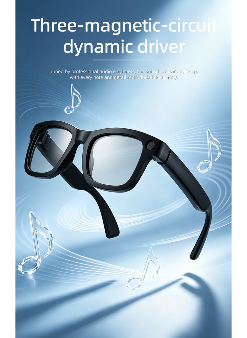 ZXING AI Smart Glasses Multilingual Voice Command HD Visual Assistance Premium Wearable Tech for Executives Perfect Gift - Image 5