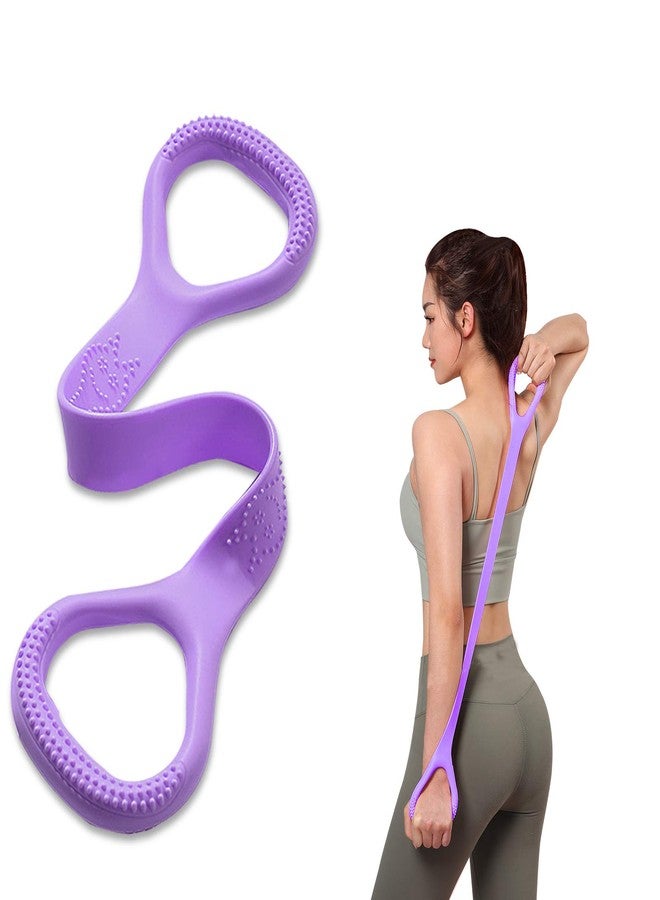 Kvittra Figure 8 Fitness Resistance Band, Arm|Back Training Elastic Ropes - Pure Barre Workout Chest Arm and Shoulder Stretch Bands Exercise Equipment for Physical Therapy,Yoga,Pilates,Stretching - Image 1