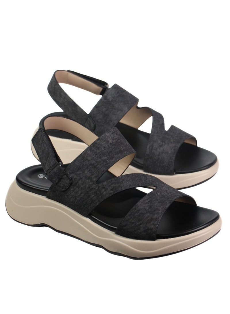 Mon Ami Premium Sandals for Women | Adjustable Strap & Soft Cushioned Slip-On Flats | Comfortable Ladies Sandals for Work, Travel, Beach & Everyday Wear – Perfect for Summer & Winter - Image 3