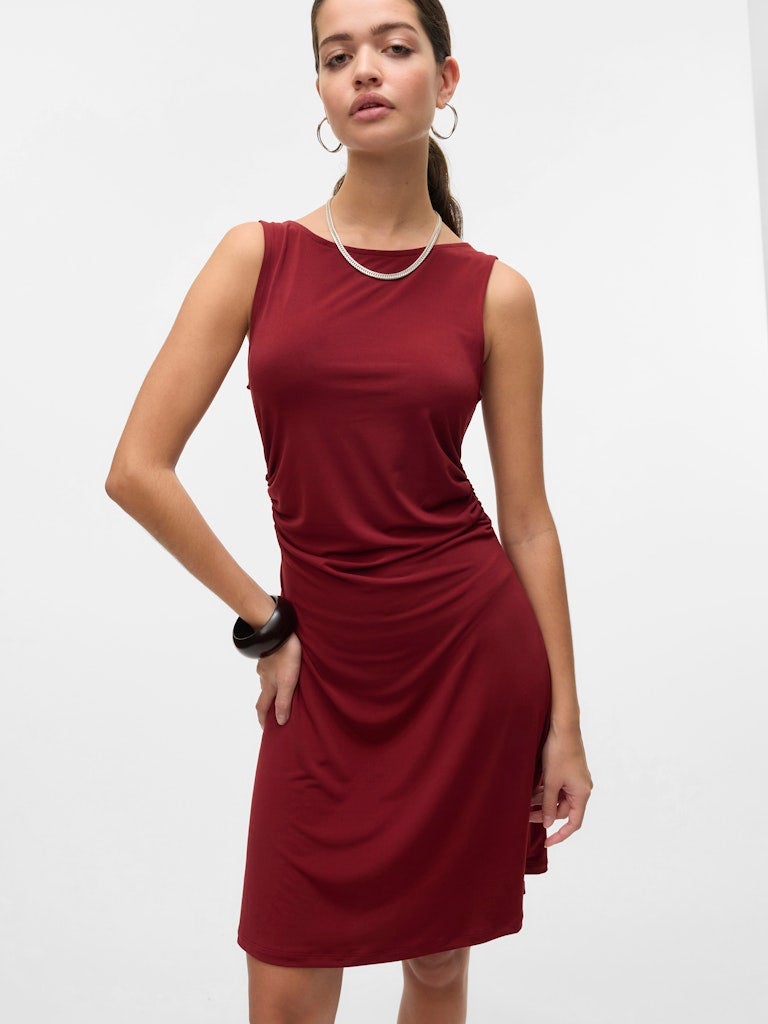 VERO MODA VMDAISY SL BOATNECK SHORT DRESS JRS GA - Image 4